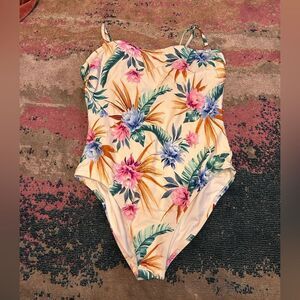 Shade & Shore Floral One Piece Swimsuit